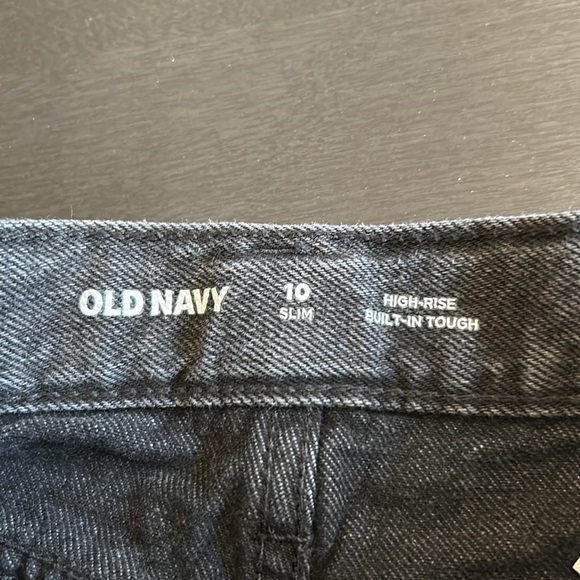 Old Navy Girls Black Jean Shorts - Picture 3 of 3